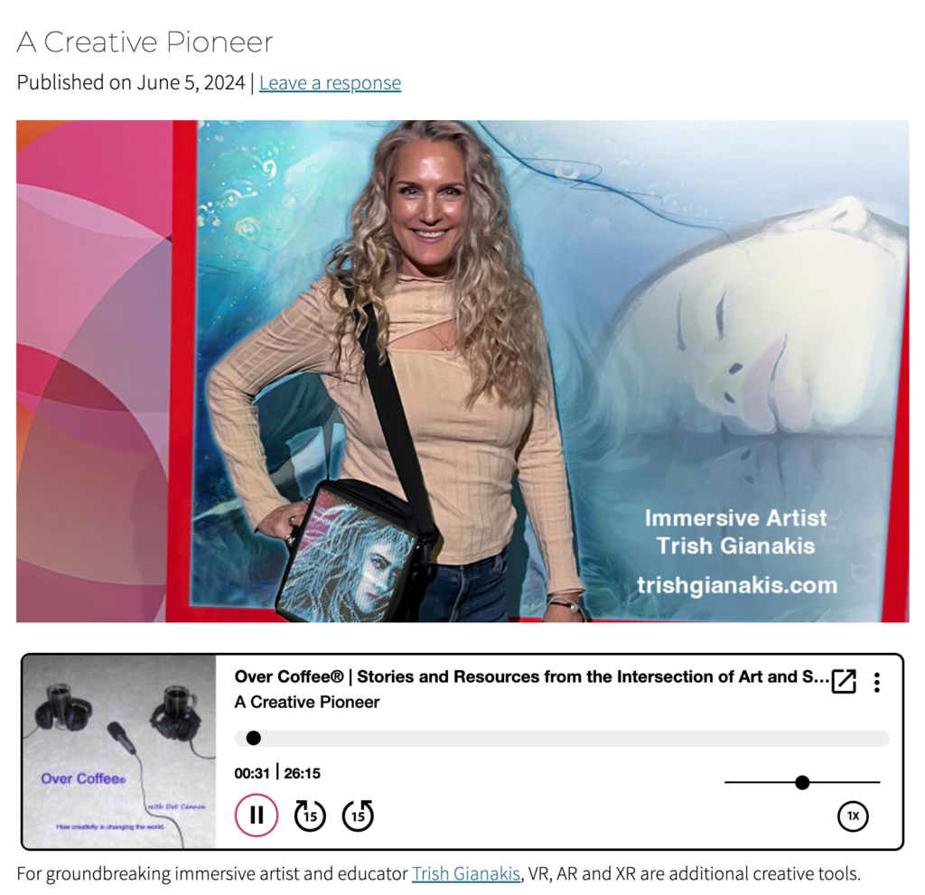 Creative Pioneer Interview with Trisha Gianakis